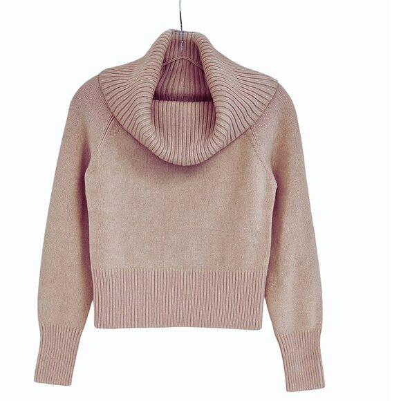 💫 Jessica Simpson Ribbed Foldover Turtleneck Sweater – Size S – NWT - Picture 2 of 6